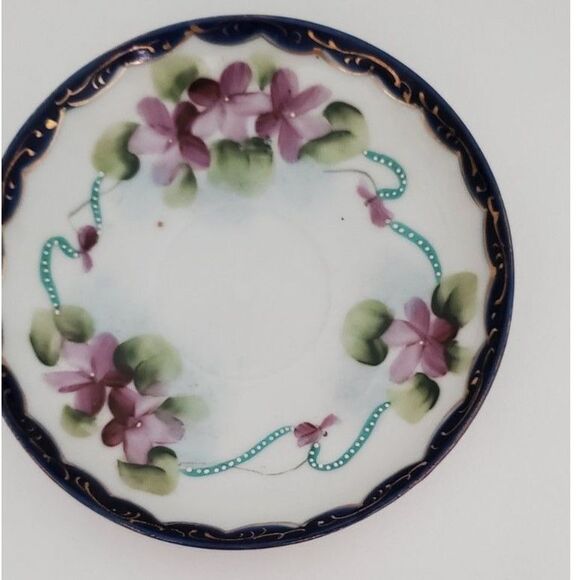 Japanese Moriage Style teacup and Saucer ~Vintage~Hand-Painted - Picture 5 of 6